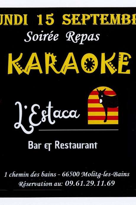 SOIRÉE REPAS KARAOKÉ