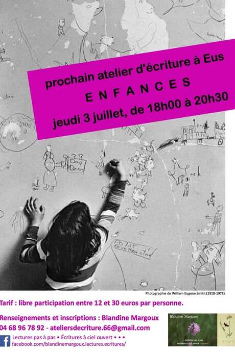 ATELIER D'ÉCRITURE : "ENFANCES", À EUS