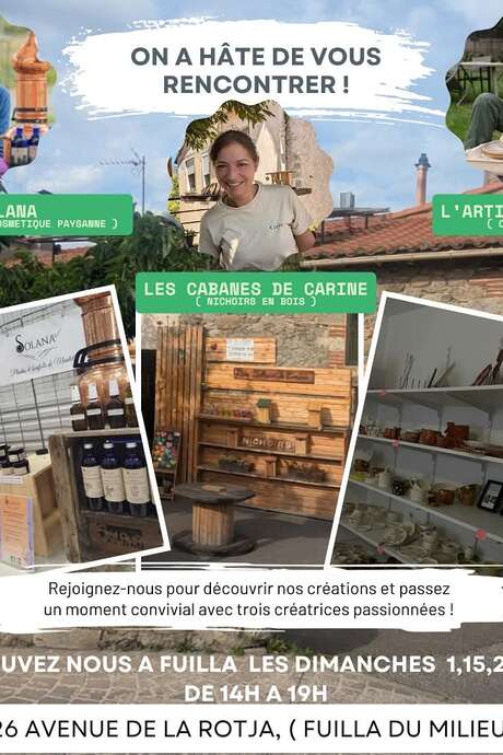LES CABANES DE CARINE : COLLECTIF D'ARTISANS