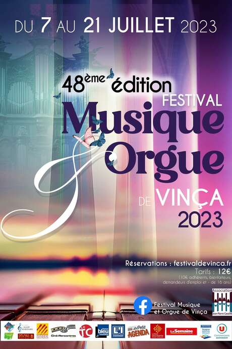 48ÈME ÉDITION DU FESTIVAL "MUSIQUE ET ORGUE" DE VINÇA