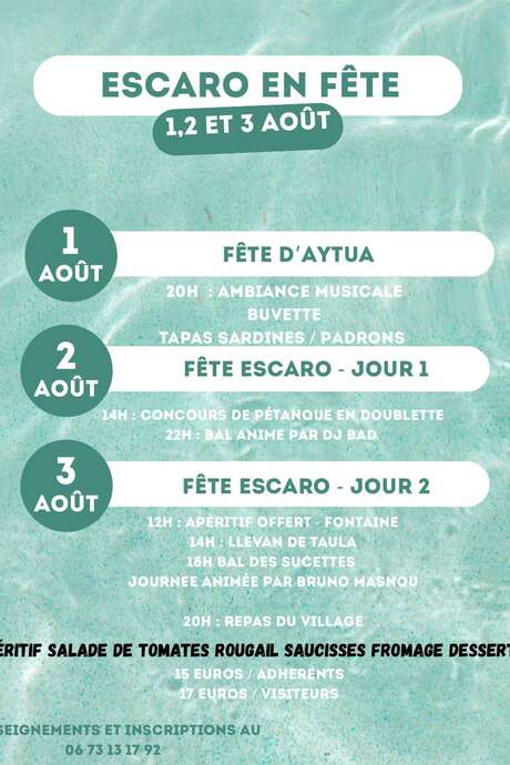 ESCARO EN FÊTE