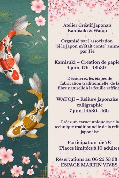 ATELIER DE CRÉATION DE PAPIER JAPONAIS KAMISUKI