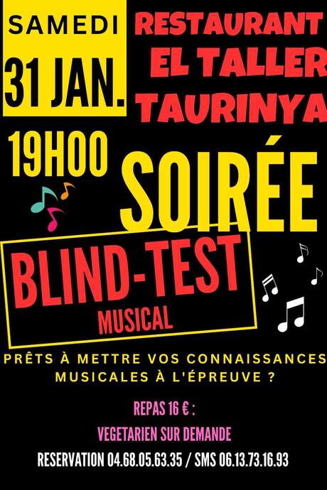 SOIRÉE BLIND TEST MUSICAL