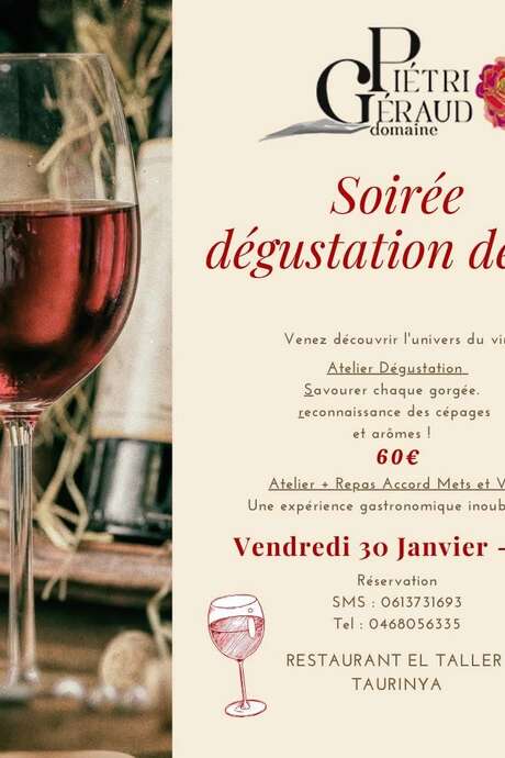 DÉGUSTATION ET REPAS ACCORDS METS ET VIN