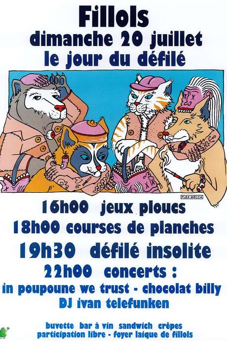 LE JOUR DU DÉFILÉ