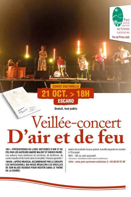 CONFERENCE CONCERT "VEILLEE-CONCERT D'AIR ET DE FEU"
