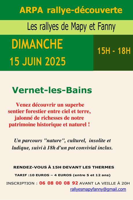 RALLYE DÉCOUVERTE : PARCOURS NATURE "ENTRE CIEL ET TERRE"