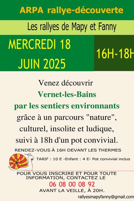 RALLYE DÉCOUVERTE : PARCOURS NATURE