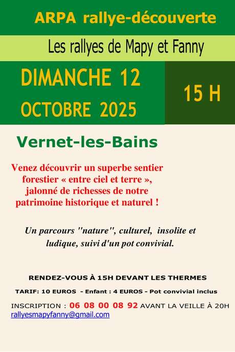 RALLYE DÉCOUVERTE : PARCOURS NATURE "ENTRE CIEL ET TERRE"