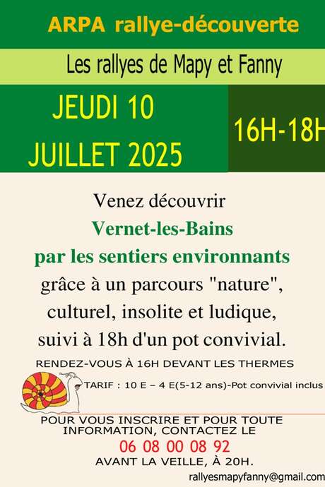 RALLYE DÉCOUVERTE : PARCOURS NATURE