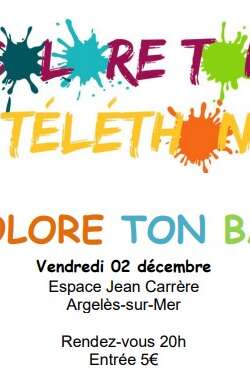 TELETHON 2022 - SOIRÉE DÉCOUVERTE DANSE ET COLORE TON BAL. TELETHON 2022 - SOIRÉE DÉCOUVERTE DANSE ET COLORE TON BAL.