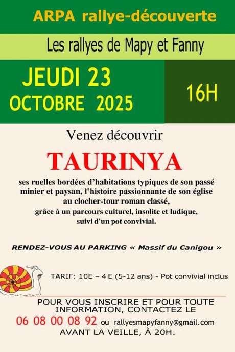 LES RALLYES DE MAPY ET FANNY: TAURINYA