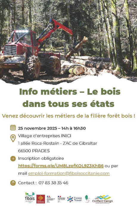 INFO MÉTIERS : DÉCOUVERTE DES MÉTIERS DU BOIS