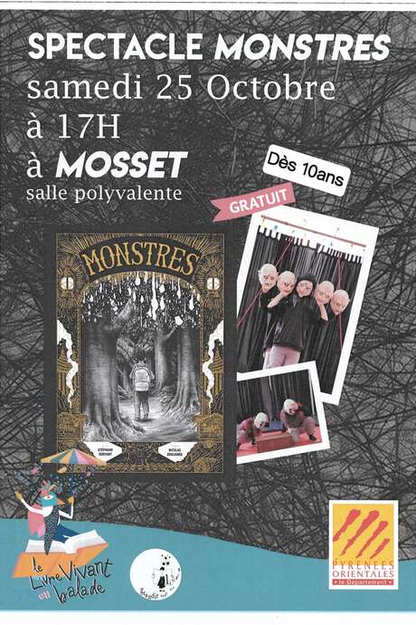 LE LIVRE VIVANT EN BALADE "MONSTRES"