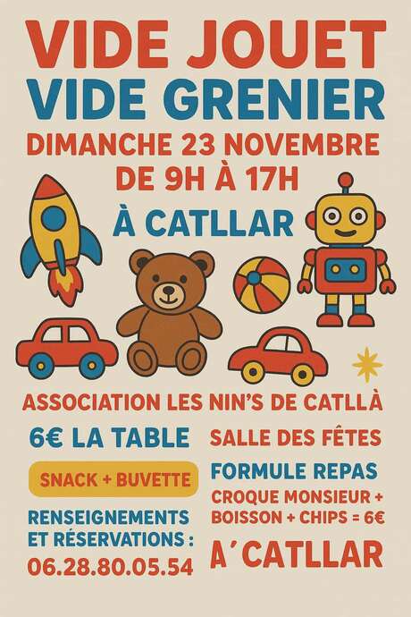 VIDE JOUET - VIDE GRENIER