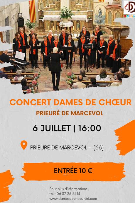 CONCERT DES DAMES DE CHOEUR À MARCEVOL