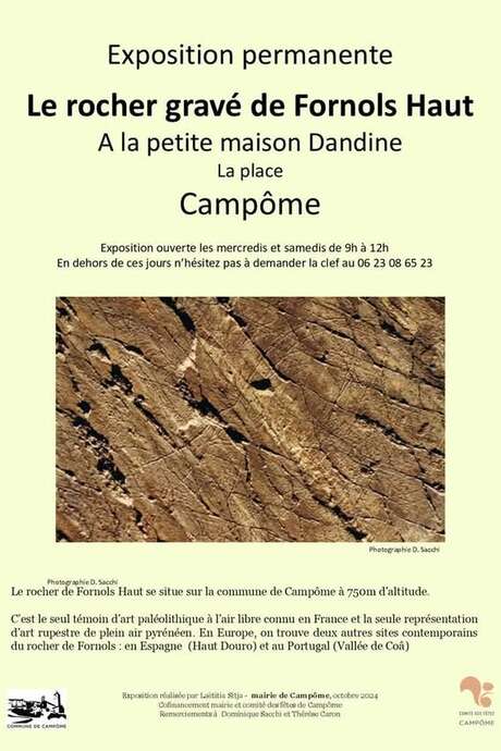 EXPOSITION "LE ROCHER GRAVÉ DE FORNOLS HAUT"