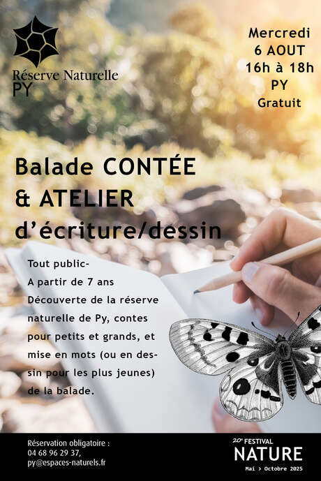 BALADE CONTÉE ET ATELIER D'ÉCRITURE/DESSIN