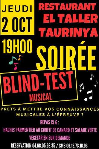SOIRÉE BLIND TEST
