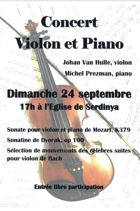 CONCERT VIOLON ET PIANO