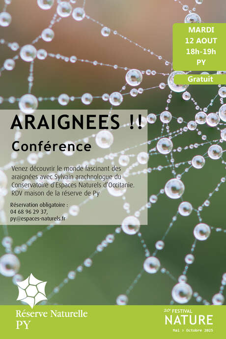 CONFÉRENCE SUR LES ARAIGNÉES