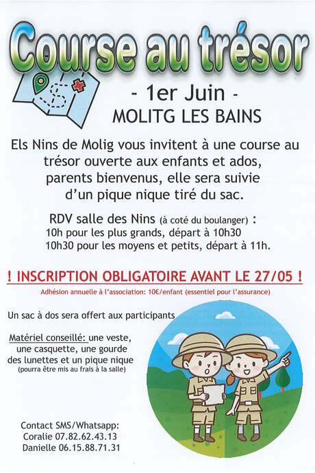 COURSE AU TRÉSOR