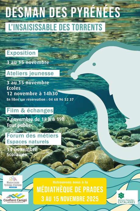 PROJECTION ET ÉCHANGES SUR LE DESMAN DES PYRÉNÉES