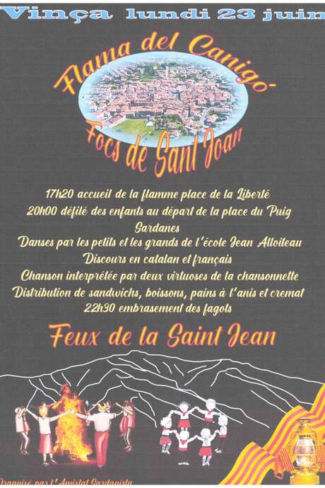 FLAMA DEL CANIGO : FOCS DE SANT JOAN