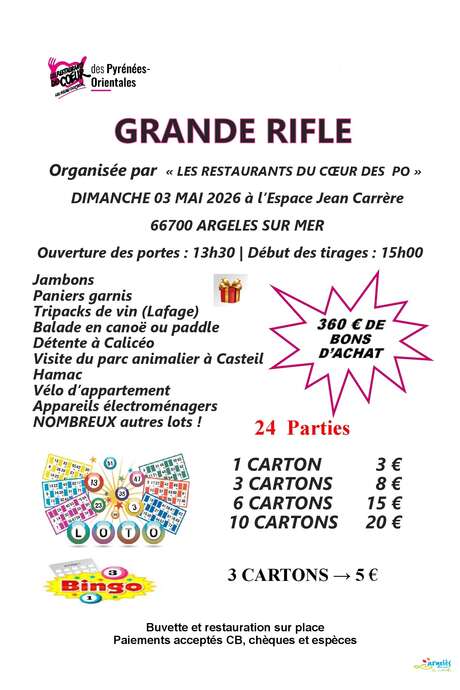 GRANDE RIFLE DES RESTAURANTS DU CŒUR DES PO