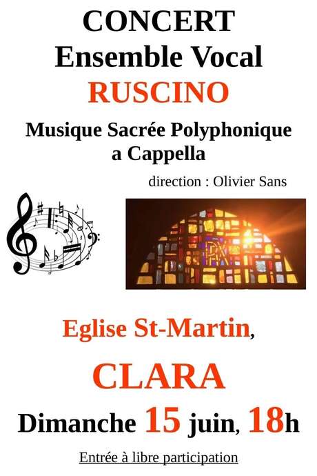 CONCERT ENSEMBLE VOCAL RUSCINO