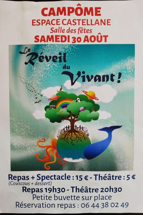 REPAS ET THÉÂTRE : LE RÉVEIL DU VIVANT