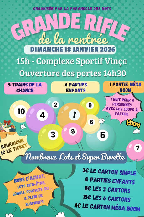 GRANDE RIFLE DE LA RENTRÉE