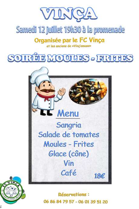 SOIRÉE MOULES FRITES