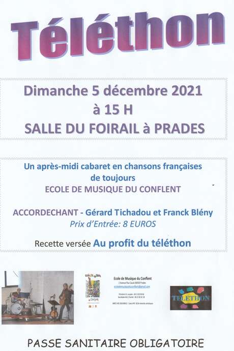 CONCERT TÉLÉTHON CONCERT TÉLÉTHON