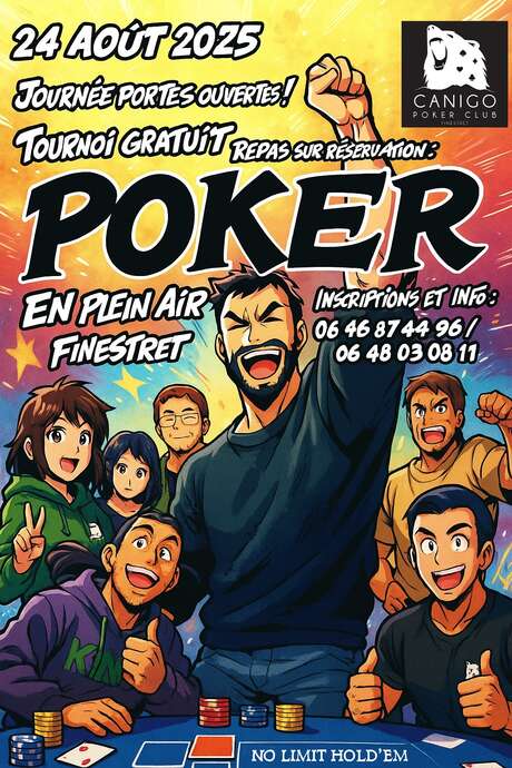 PORTES OUVERTES : TOURNOI GRATUIT DE POKER