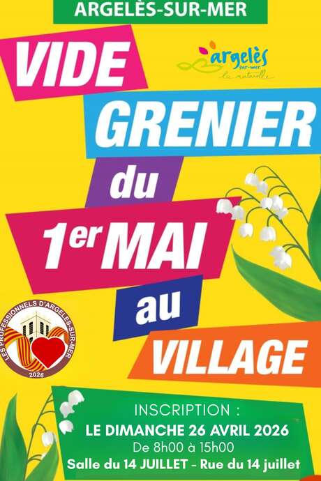 VIDE GRENIER DU 1ER MAI AU VILLAGE