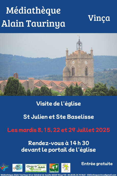 VISITE DE L'ÉGLISE SAINT-JULIEN-ET-SAINTE-BASELISSE