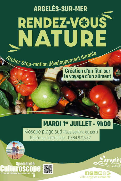 RENDEZVOUS NATURE: STOP MOTION WORKSHOP