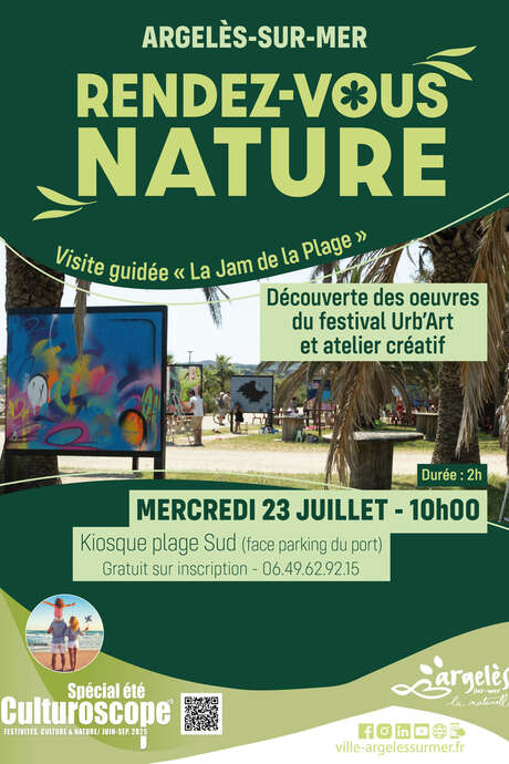 RENDEZ VOUS NATURE: VISITA GUIADA "BEACH JAM
