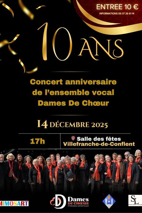 CONCERT ANNIVERSAIRE DES DAMES DE CHOEUR