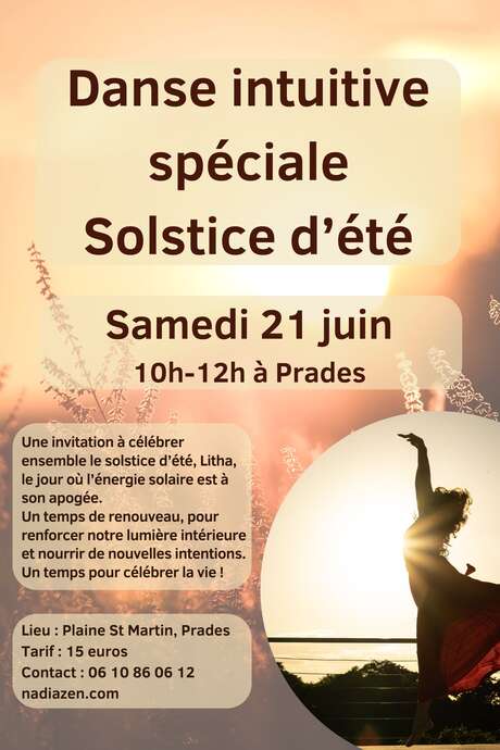 DANSE INTUITIVE VIENS TE LIBÉRER DANS LE MOUVEMENT !