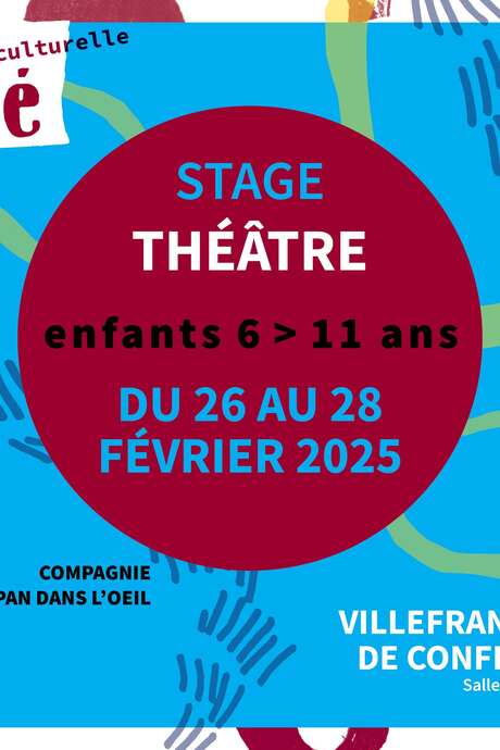 STAGE THÉÂTRE ENFANT AVEC LA COMPAGNIE LE TYMPAN DANS L'OEIL