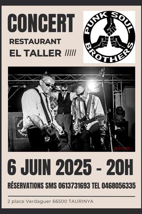 CONCERT PUNK SOUL BROTHERS!