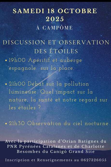 SOIRÉE CIEL ÉTOILÉ