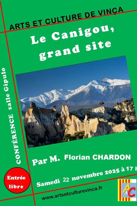 CONFÉRENCE LE CANIGOU, GRAND SITE