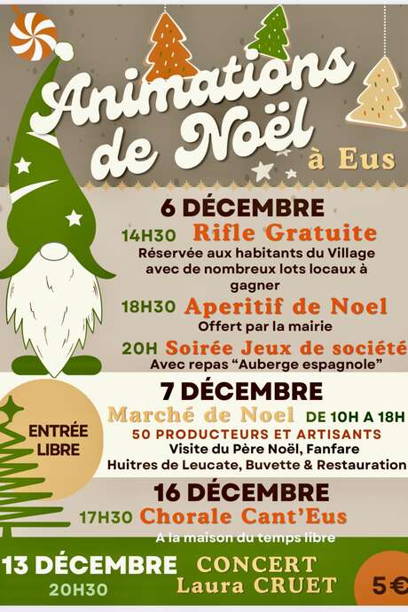 ANIMATIONS DE NOËL À EUS