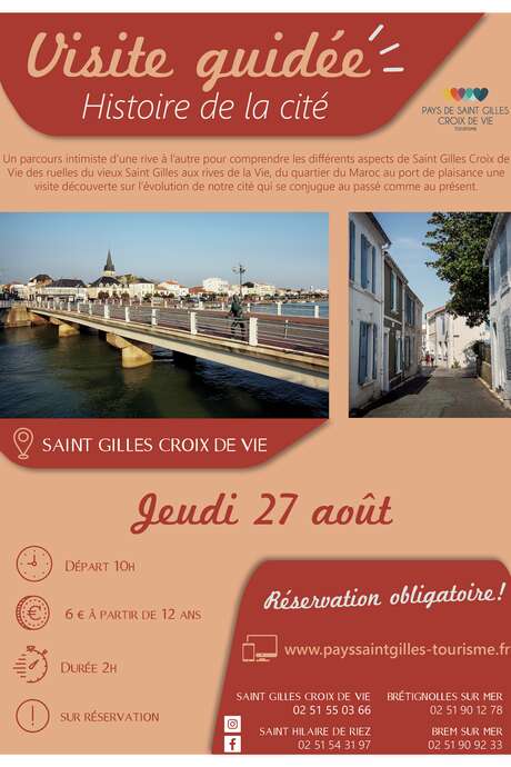 VISITE GUIDÉE "HISTOIRE DE LA CITÉ" 27-08-2020 VISITE GUIDÉE "HISTOIRE DE LA CITÉ" 27-08-2020