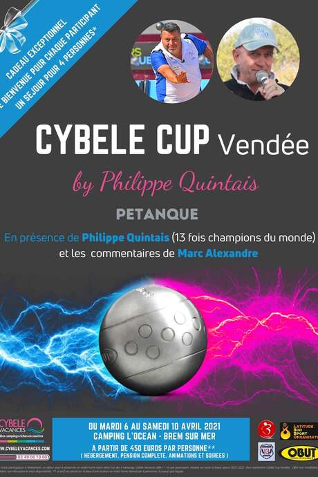 CYBELE CUP VENDEE BY PHILIPPE QUINTAIS AU CAMPING L'OCÉAN A BREM SUR MER CYBELE CUP VENDEE BY PHILIPPE QUINTAIS AU CAMPING L'OCÉAN A BREM SUR MER