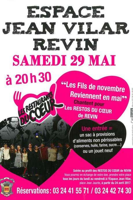 Le cabaret pour les Restos du Coeur Le cabaret pour les Restos du Coeur