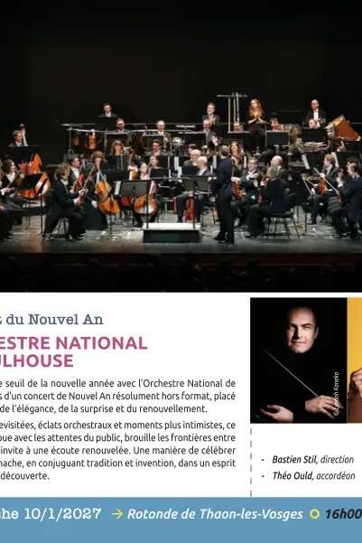 Concerts classiques: concert du nouvel an - Orchestre National de Mulhouse